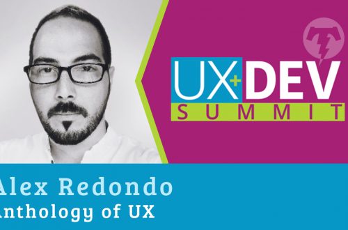 🎙️ UX+DEV SUMMIT 2018 – Alex Redondo